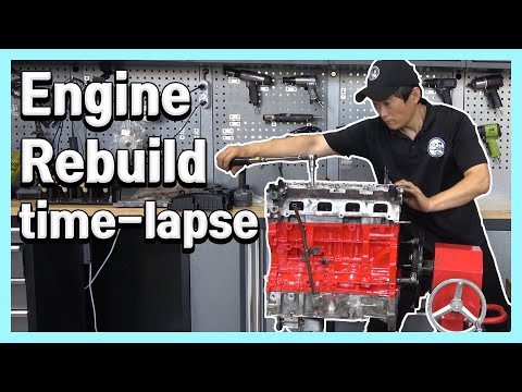 Hyundai <strong>Engine</strong> Rebuild time-lapse&amp;quot;엔진리빌드&amp;quot;망가진 엔진을 살려 보았습니다.판매용이 아닌 교보재용입니다. [자동차의모든것-<strong>Car</strong> &amp;amp; Man]