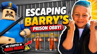 We Tried HARD MODE in Barry’s Prison Obby BIG Mistake! 😱🔒| Roblox