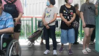 輕鐵751第一期列車1002+1053(1002) 藍地→市中心