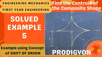 Centroid & Centre of Gravity | Solved Example - 5 on Composite Shapes | Engineering Mechanics