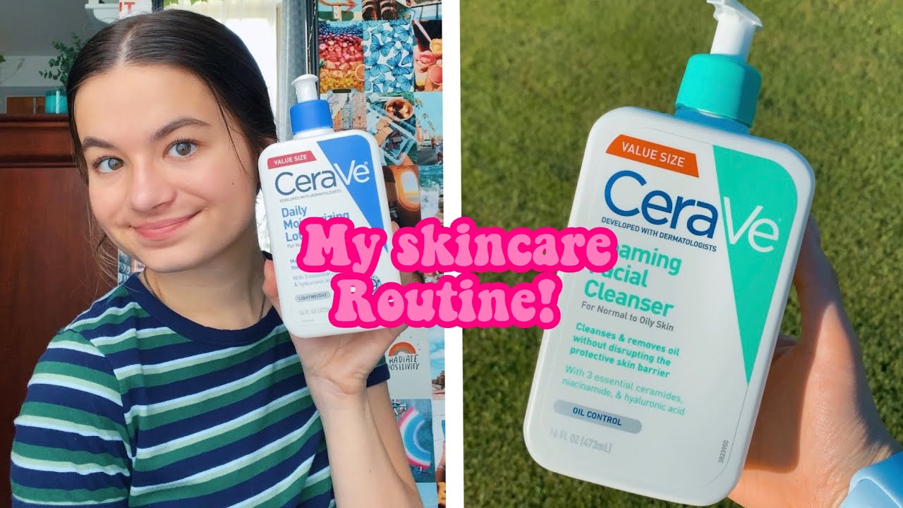 My skincare routine + how I got rid of my acne! - YouTube