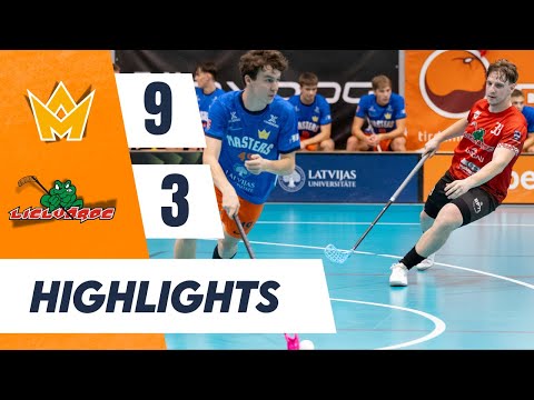 Elvi florbola līga vīriešiem: Masters Ulbroka/LU - Lielvārde/Unihoc | Highlights video sīktēls