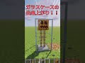 【マイクラ】マイクラ余ったスペースにちょっとした小物を#shorts 【ゆっくり実況】