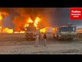 WATCH: Fire Rages Across Kuwait International Airport Following Drone Strike