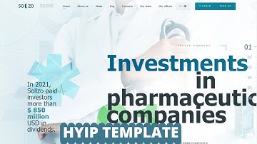 Best Hyip Template for Hyip Investment Website | Hyip Website script | Buy hyip template