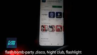 घर पर बनाया phone 📱 को disco light  #flash #shorts #disco #flashbomb screenshot 4