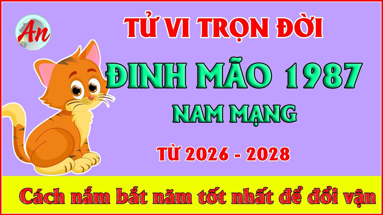 Tử Vi Trọn Đời Tuổi Đinh Mão 1987 Nam Mạng - Cách nắm bắt năm tốt nhất để đổi vận