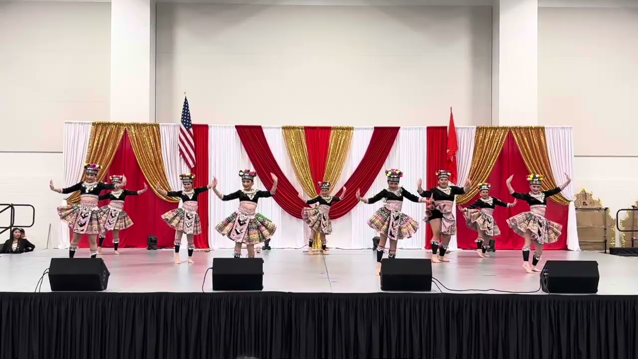 Selene NEW Hmong dance at Fox Cities Hmong New year 💕🎉🤗  Selene 2025