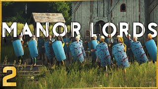 Levons une milice pour bouter les bandits - Manor Lords Combattant-Ville Ep2