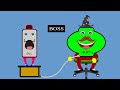 Employee vs boss mobile battery charging animation  fast mew