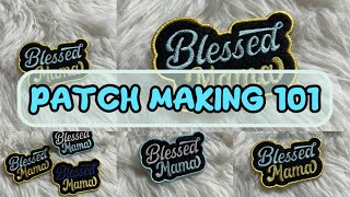 How to make an embroidery patch from start to finish