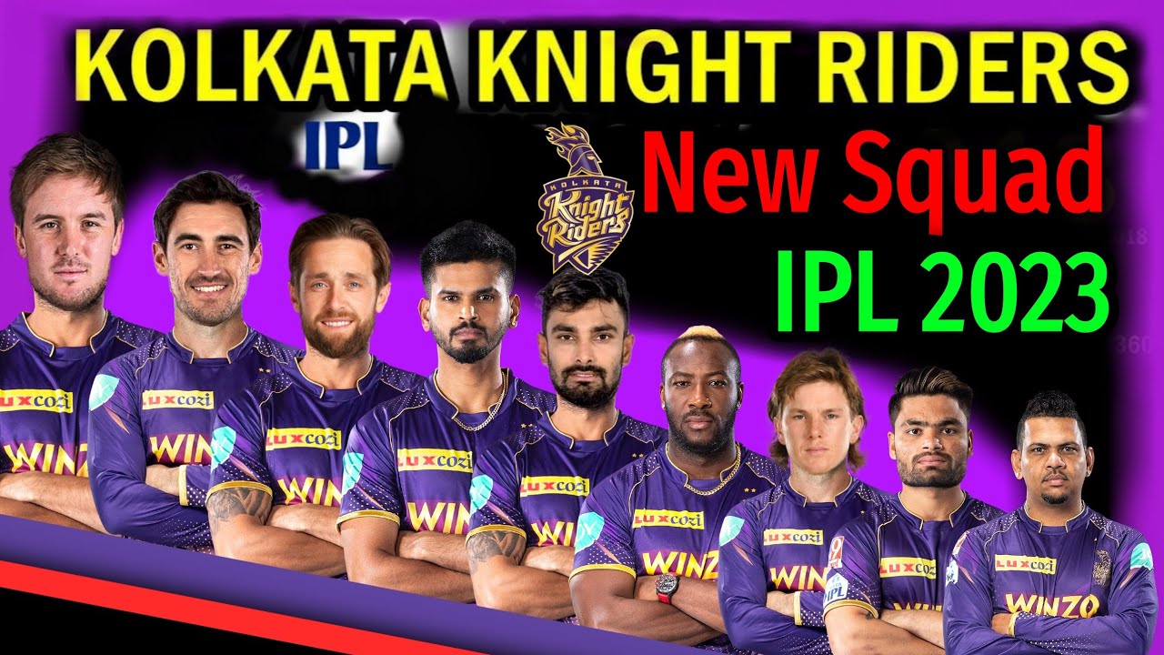 Kolkata Knight Riders Player Jersey