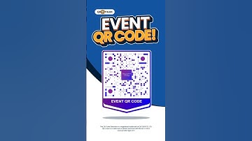 Make your events more interactive and organized with this event QR code!