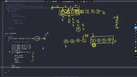 Linked List : Reverse a Linked List in groups of given size(Using Recursion)