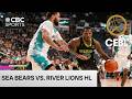 Teddy Allen's 27 points lead Sea Bears past River Lions #basketball #cebl