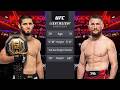 Islam Makhachev vs Merab Dvalishvili Full Fight - UFC 4 Fight Of The Night