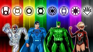 Every Lantern Corps!! (& Justice League Members with Power Rings)