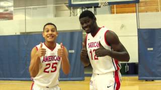 American University Green Eagles RecycleMania Basketball Game 2014
