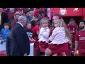 Mohamed Salah's daughter scoring at Anfield