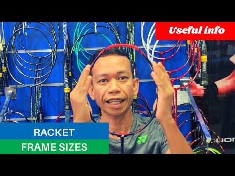 Frame sizes | Badminton Racket