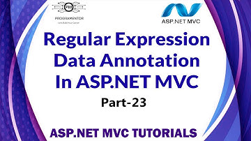 23 | Regular Expression Annotation In ASP.NET MVC | Data Annotation | Form Validation (Hindi/Urdu)