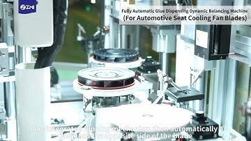 Fully Automatic Glue Dispensing Dynamic Balancing Machine (For Automotive Seat Cooling Fan Blades)