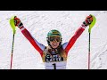 Katharina Liensberger gewinnt die Goldmedaille im WM-Slalom