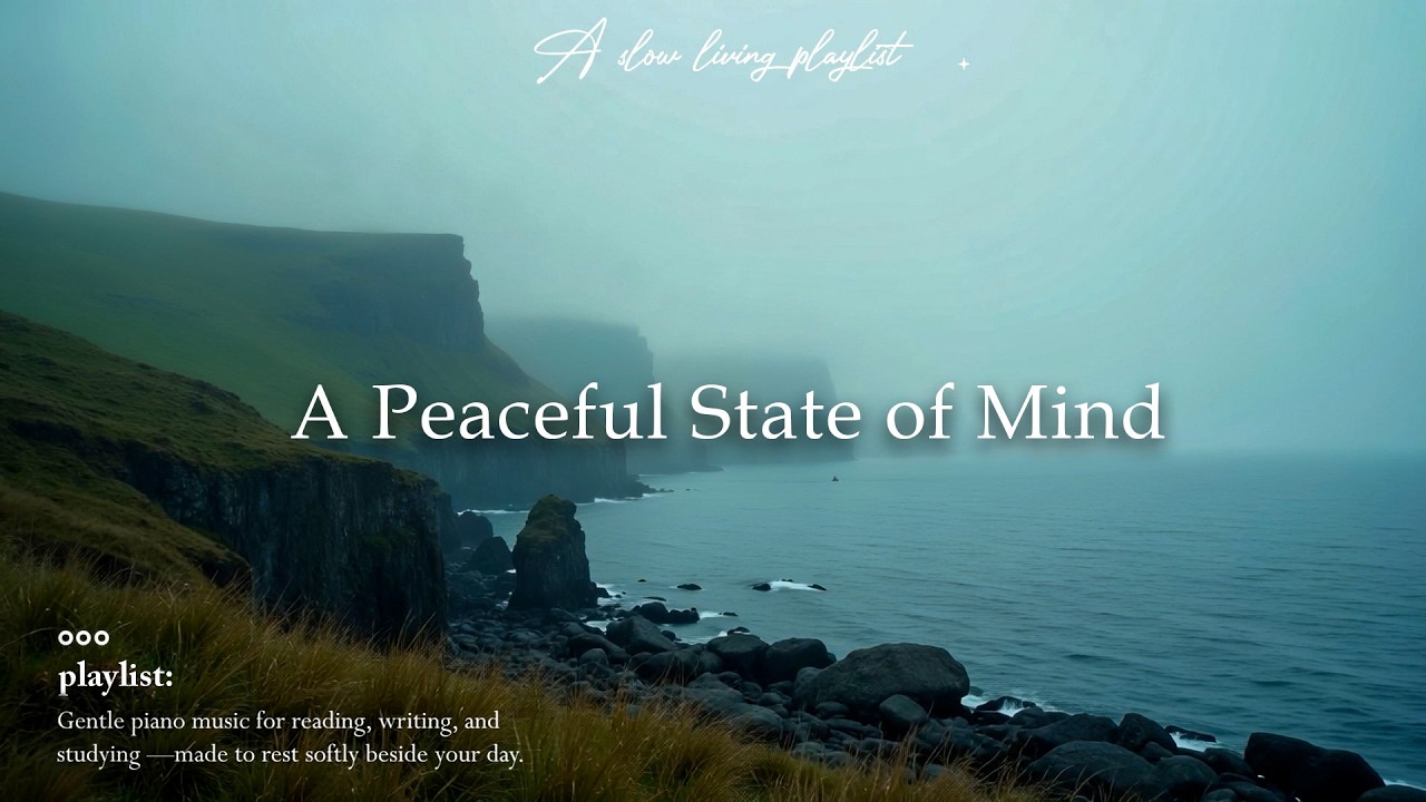 Soft Piano for Reflection 🌙 Calm Neoclassical Background for Calm Nights