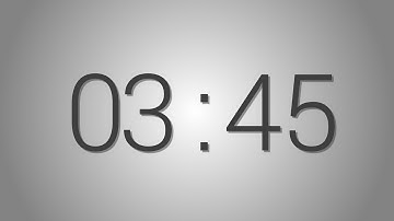 3 Minutes 45 seconds countdown Timer - Beep at the end | Simple Timer (three min forty-five sec)