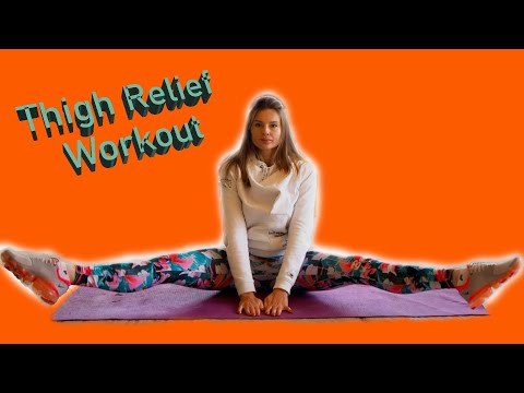 Тренировка для крутых и рельефных бедер / thigh relief workout (KatyaEnergy)