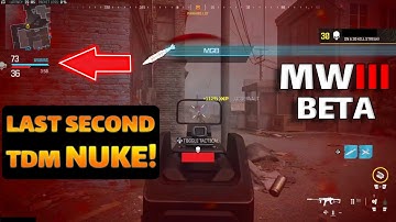 MW3 Beta: LAST SECOND NUKE! (FAIL) PS5 Gameplay (reverse boosted)