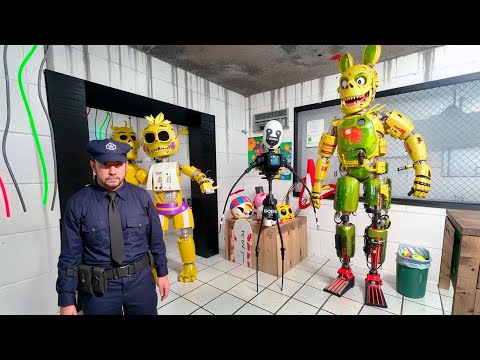АНИМАТРОНИКИ ПУГАЮТ ОХРАННИКА FNAF 3 ► Garry's Mod