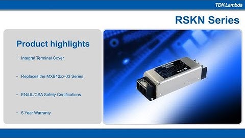 TDK-Lambda RSKN Series