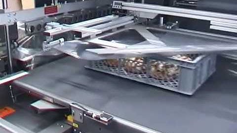 Kallfass Universa 800 Side Sealer Shrink Wrapping Bread Baskets