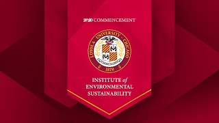 Institute of Environmental Sustainability: 2020 Commencement