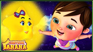 Мерцание Мерцание | Русские Детские Песни | Banana Cartoon Preschool-Банане Мультфильм