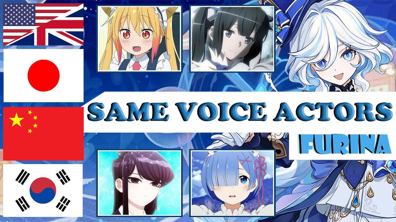 Who Voices All For One English Genshin - Furina ALL Language Voice Actors, Same Anime & Game