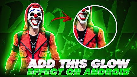 ADD THIS PERFECT GLOW EFFECT ON ANDROID 🤯🥵|| #vijaygfx