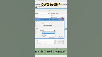 import autocad to sketchup