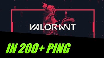 What It Feels Like To Play VALORANT With 200+ PING (only good moment)