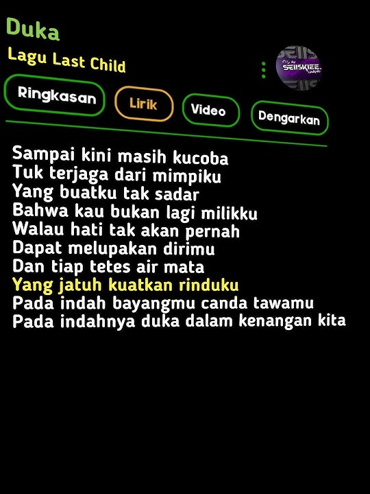 lirik lagu duka. =___= Jangan lupa subscribe ya guys, biar makin semangat ngontennya ☺️☺️