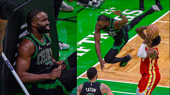 Jaylen Brown LANDS on His HEAD! SCARY Moment 😱