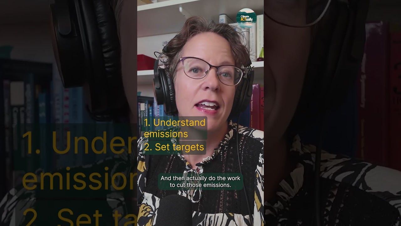 3 steps to cut business climate pollution and emissions  #climateaction #podcast