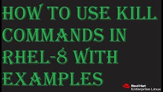 How To Use Kill Commands In RHEL-8 With Examples in Hindi By Karun Behal