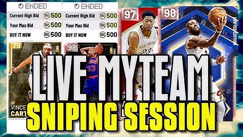 Best Live Snipe Filter Session NBA 2K19 MyTeam - 25K MT In Less Than 10 Minutes!