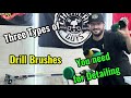 3 types of Drill Brushes you need for Detailing | Chase Detailing &amp; Autocare