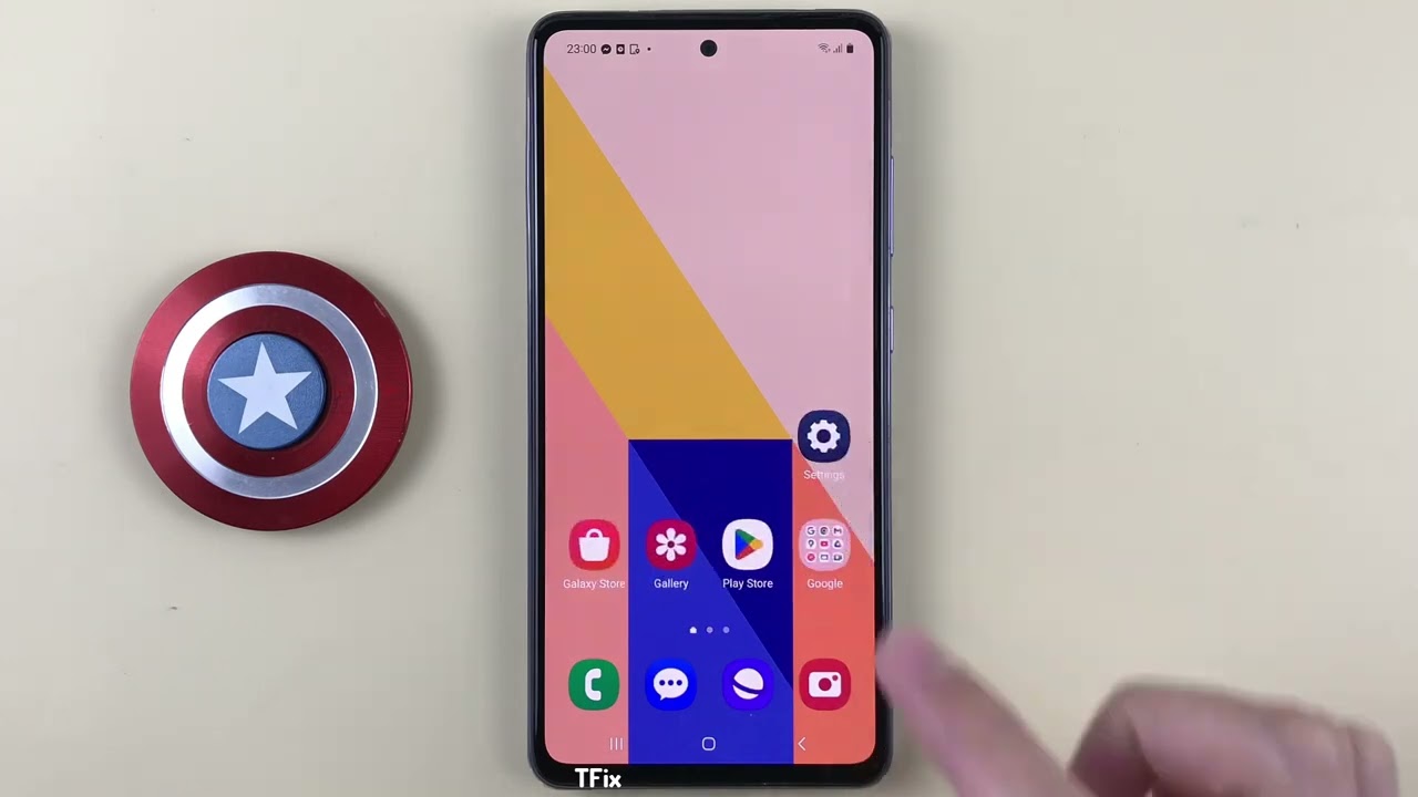 Maximum screen brightness time on Samsung A52 Android 13