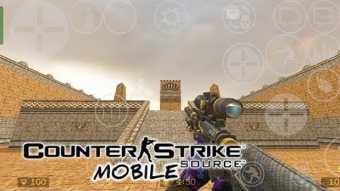 Counter Strike Source Mobile M200 Beacon Gameplay + AWP Lego Map Egypt - CSS Mobile by nillerusr