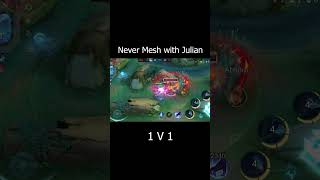Never Mesh with Julian #mlbb #mlbbjulian #mlbbshorts #jungleonly #mlbbhighlights