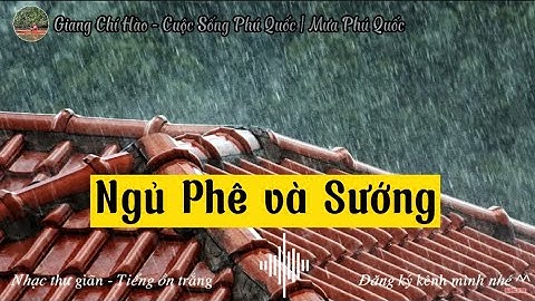 Tiếng mưa rào rơi trên mái nhà | Ngủ cực ngon | Mạnh hơn cả thuốc ngủ「 Nhạc thư giãn 」